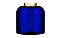 Kungsholmenoljehus 14''' - Blått glas / Mässing