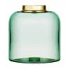 Kungsholmenoljehus 14''' - Jadegrönt glas / Mässing