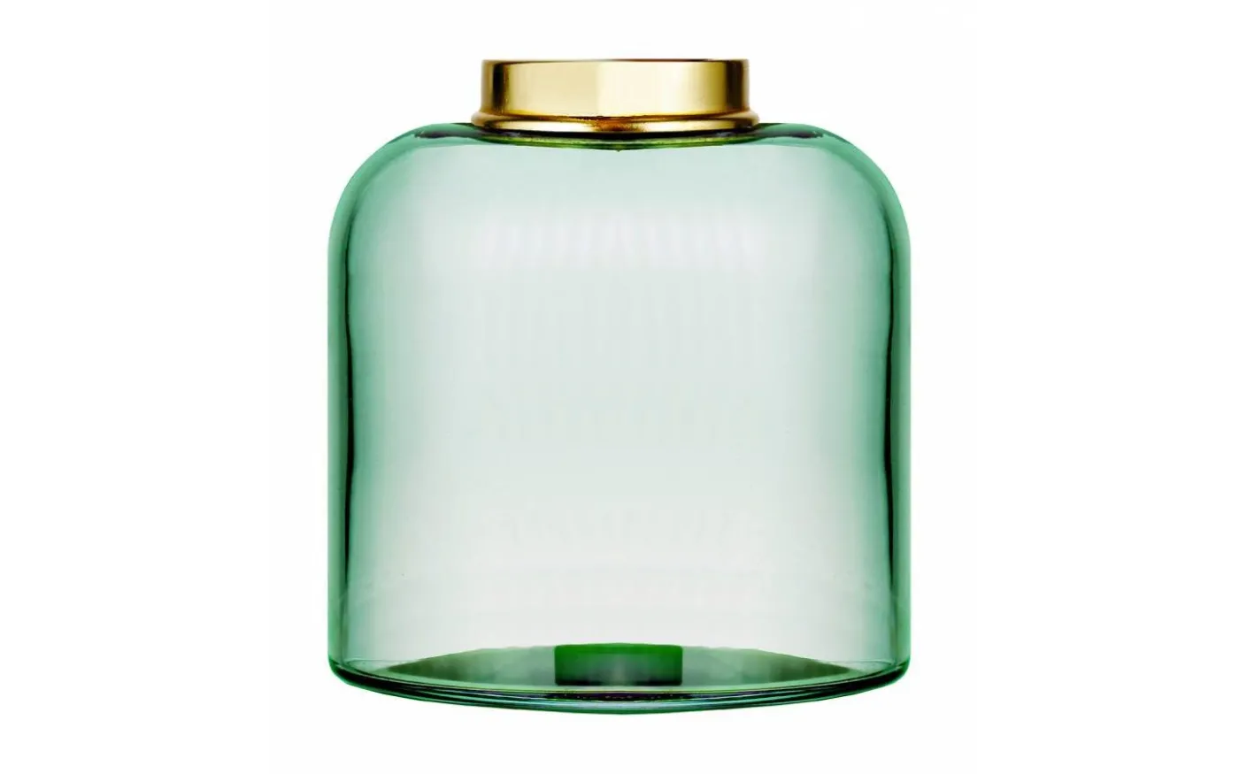 Kungsholmenoljehus 14''' - Jadegrönt glas / Mässing