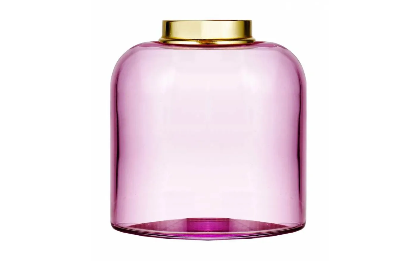 Kungsholmenoljehus 14''' - Rosa glas / Mässing