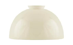 Karlskrona Lampfabrik Kupolskärm 60/170 - Benvitt överfångsglas* Reservglas Och Reservdelar