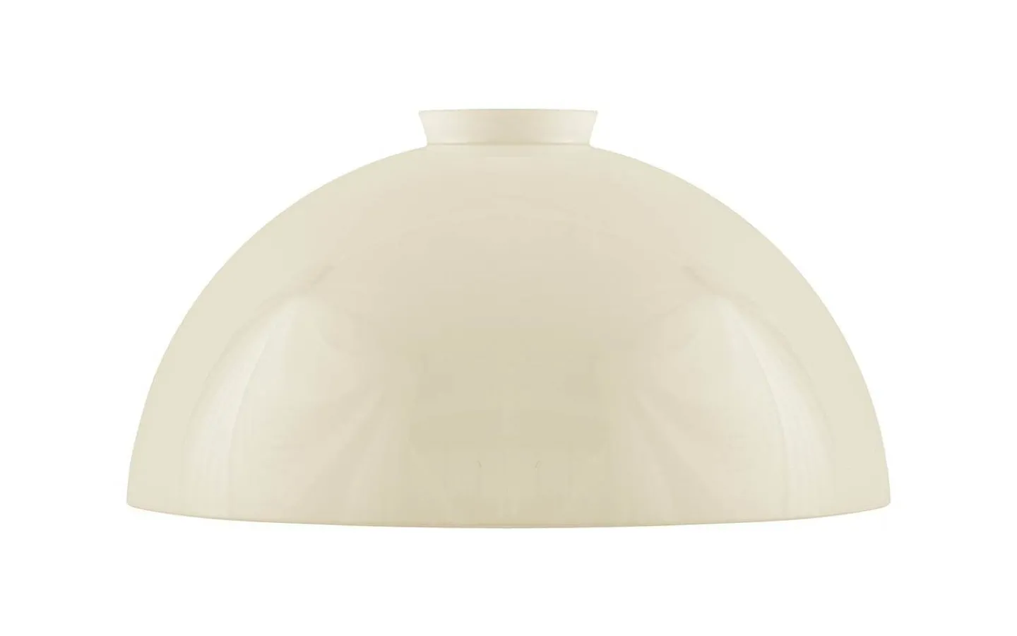Reservglas Och Reservdelar<Karlskrona Lampfabrik Kupolskärm 60/235 - Benvitt överfångsglas