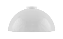 Karlskrona Lampfabrik Kupolskärm 60/235 - Vitt överfångsglas* Reservglas Och Reservdelar