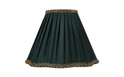 ArmaturHantverk Kurtan Lampskärm Ø22cm Mörkgrön* Plisserade Lampskärmar