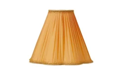 ArmaturHantverk Kurtan Toppringskärm Ø25cm Guld* Toppringsskärmar|Plisserade Lampskärmar