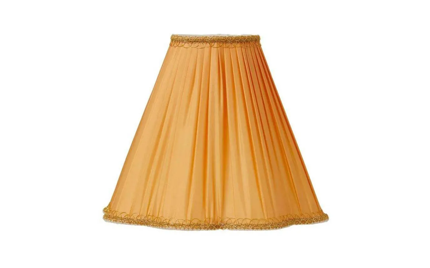 ArmaturHantverk Kurtan Toppringskärm Ø25cm Guld* Toppringsskärmar|Plisserade Lampskärmar