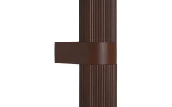 Kyklop Ripple Vägglampa Rost IP54