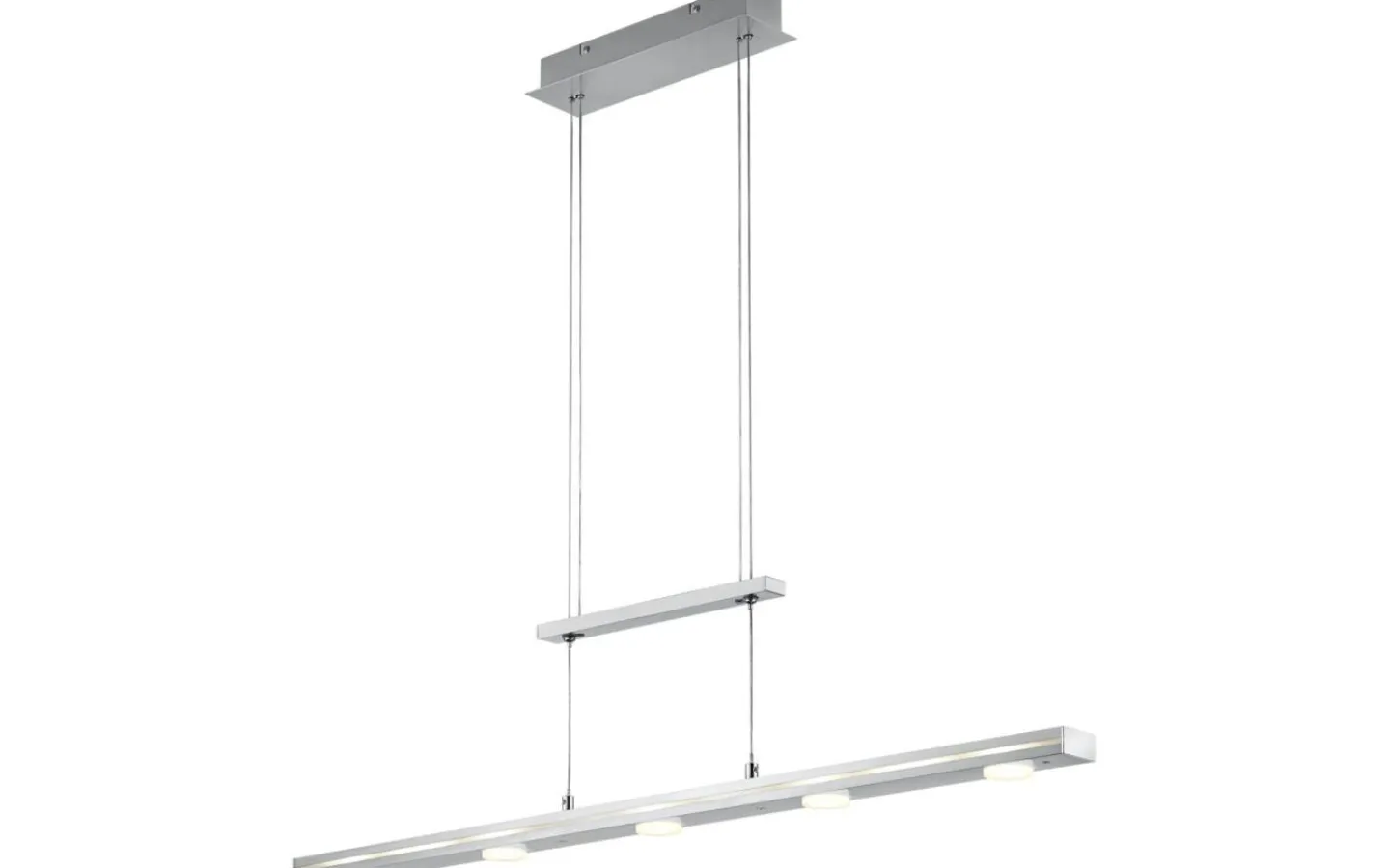 Avlånga Taklampor<Trio Lighting Lacal Takpendel LED i borstat stål