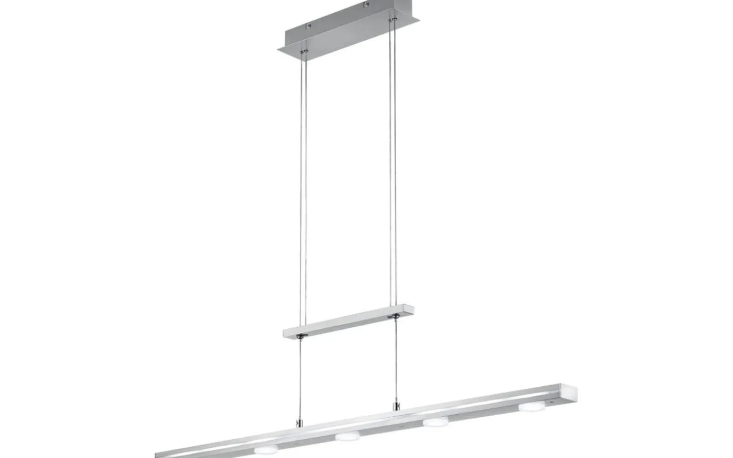 Avlånga Taklampor<Trio Lighting Lacal Takpendel LED i borstat stål