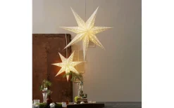 Visa Alla Julstjärnor|Julstjärnor Utan Sladd<Star Trading Lace Julstjärna 78cm Vit