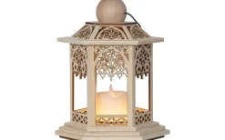 Lace ljuslykta 20cm Brun