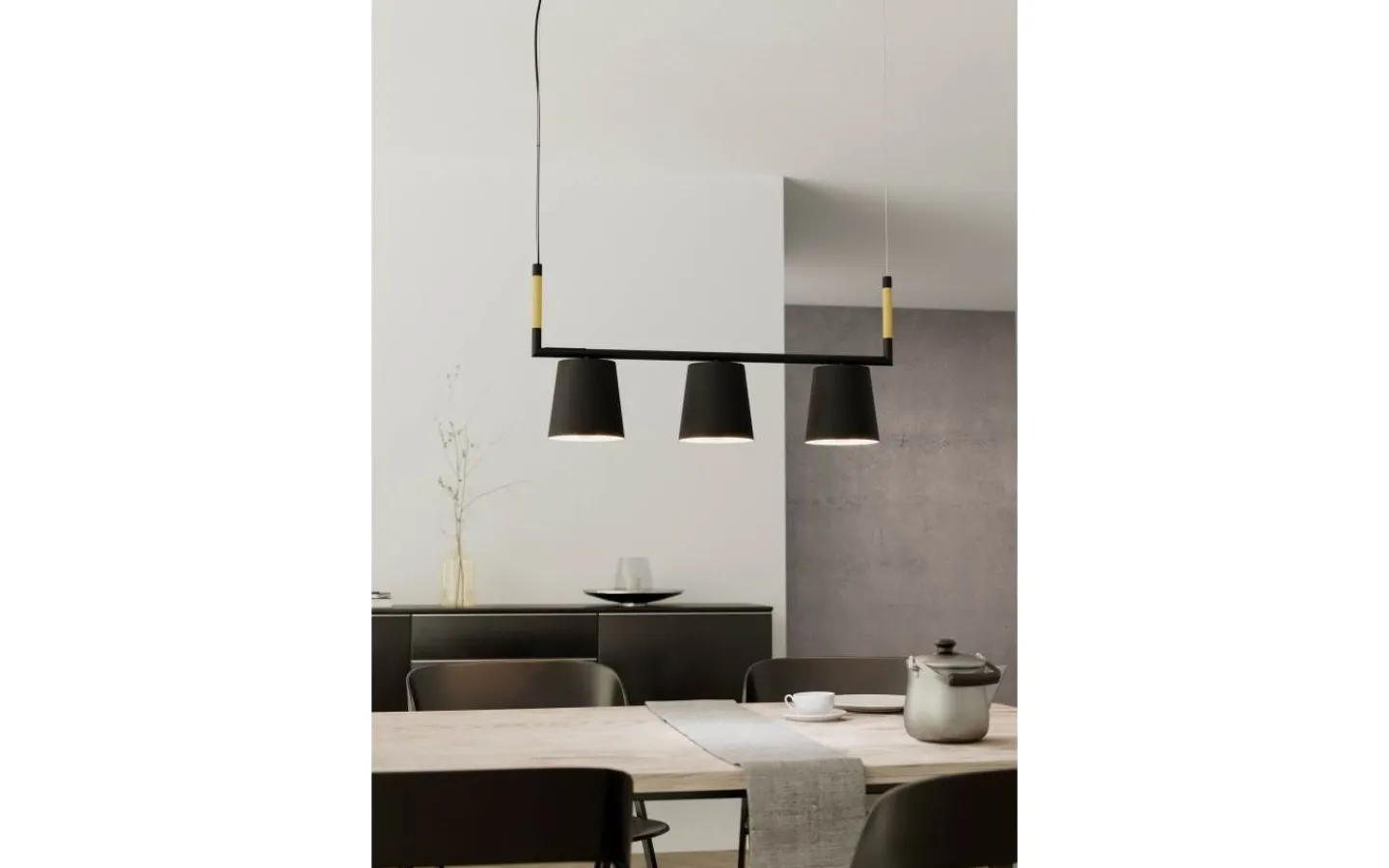 Avlånga Taklampor<Eglo Lacey Taklampa 78cm Svart