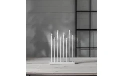 Ladda Uppladdningsbar Adventsljusstake 40cm Vit