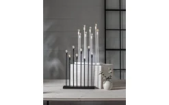 Ladda Uppladdningsbar Adventsljusstake 40cm Vit