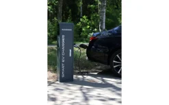 Cee,Skarvkabel,Central,Dimmrar<Malmbergs Laddstople Evon, 2x22kW, WiFi/4G/Ethernet, 64A, 3-fas med uttag, Typ 2, IP54