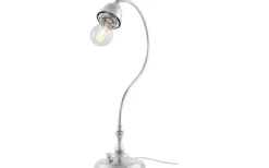 Lampfötter|Skrivbordslampor<Karlskrona Lampfabrik Lagerlöf - Förnicklad