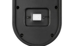 Lagoas hybrid solcellsdriven Vägglampa LED svart uppladdningsbar rörelse- och skymningssensor 4000K IP44