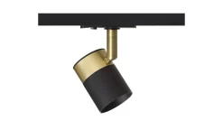 Rendl Lala 1-Fas Spotlight Svart/Mässing GU10* Skensystem