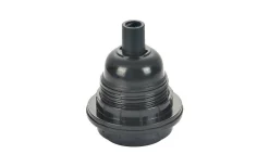 Halo Design Lamphållare E27, Ojordad, Gängad Svart* Belysningstillbehör