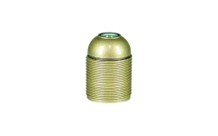 Malmbergs Lamphållare Ojordad Gängad Guld E14* Lampsocklar & Skärmringar