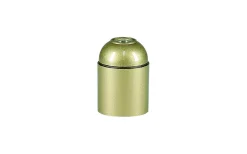 Lampsocklar & Skärmringar<Malmbergs Lamphållare Ojordad Guld E27