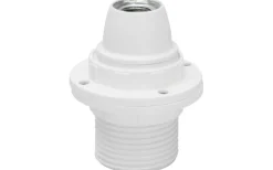 Malmbergs Lamphållare, Ojordad, Vit, E14* Lampsocklar & Skärmringar