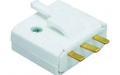 Strömställare/Vägguttag<Malmbergs Lampstickpropp DCL, 2 pol + jord