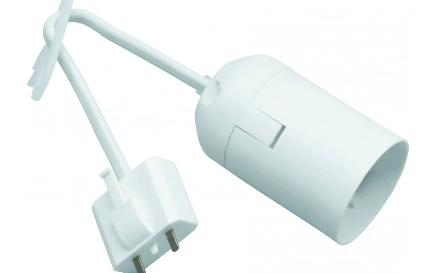 Lampupphäng E27 med DCL-stickpropp, 20 cm