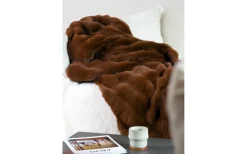 Filtar & Plädar<Svanefors Lana Pläd M brun 120x150cm