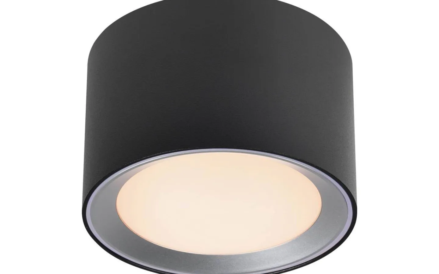 Badrumslampor Tak|Takspot Med 1 Lampa<Nordlux Landon Takspotlight LED 3-Steg DIM 8cm Svart IP44