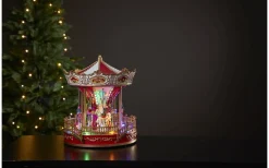 Star Trading Largeville Karusell 24cm Multifärgad* Julbyar Och Figurer