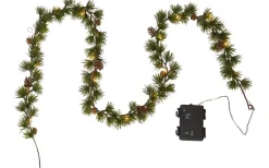 Star Trading Larix Batteridriven Girlang LED 140cm Grön IP44* Girlanger