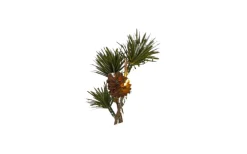 Larix Batteridriven Julkrans 40cm LED Grön IP44