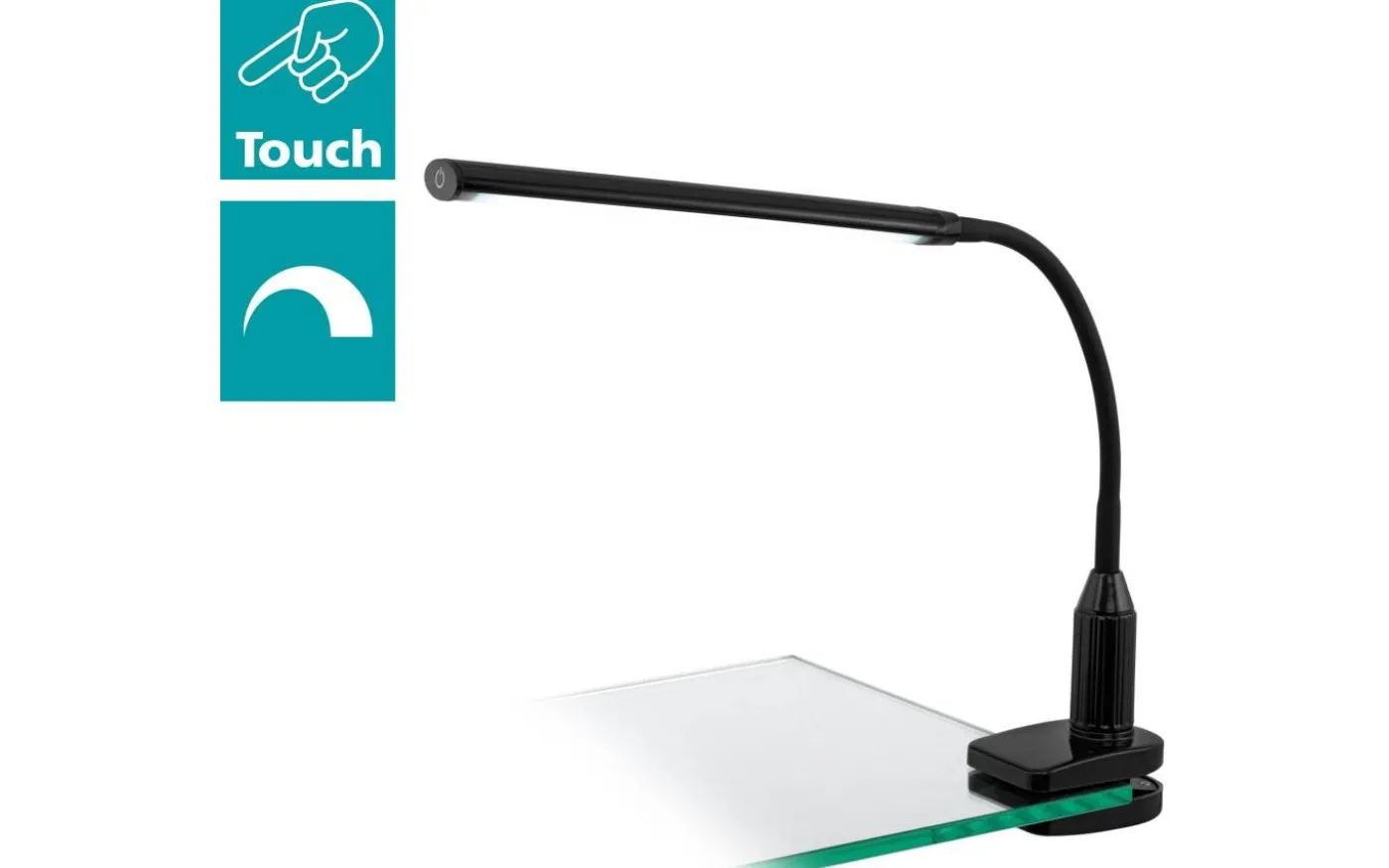 Laroa Klämspot 3-Steg DIM LED 4000K 4,5W Svart