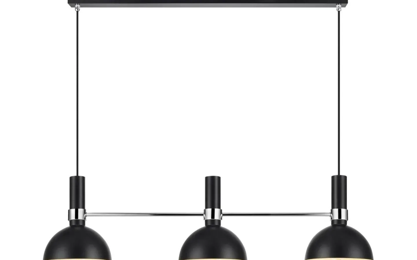Kök & Matplats|Avlånga Taklampor<Markslojd Larry Taklampa 3L Svart/Krom
