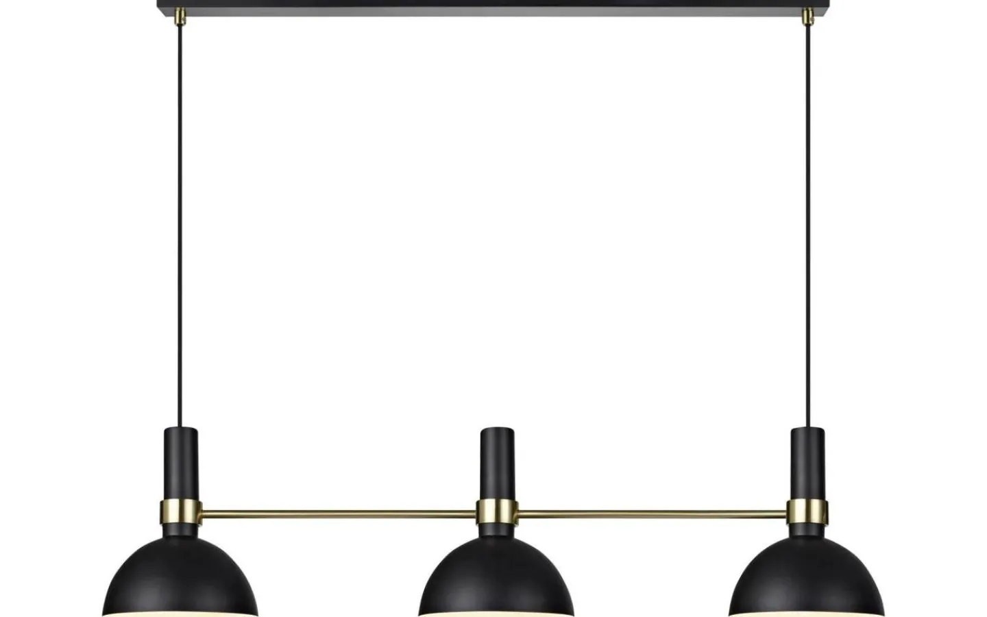 Markslojd Larry Taklampa 3L Svart/Mässing* Kök & Matplats|Avlånga Taklampor