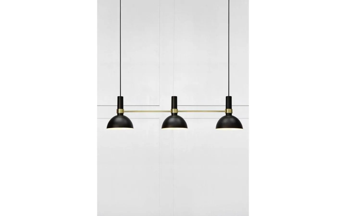 Markslojd Larry Taklampa 3L Svart/Mässing* Kök & Matplats|Avlånga Taklampor