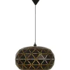 Stora Taklampor Ø50-69 Cm<Aneta Lattice Taklampa 50cm Svart/Guld