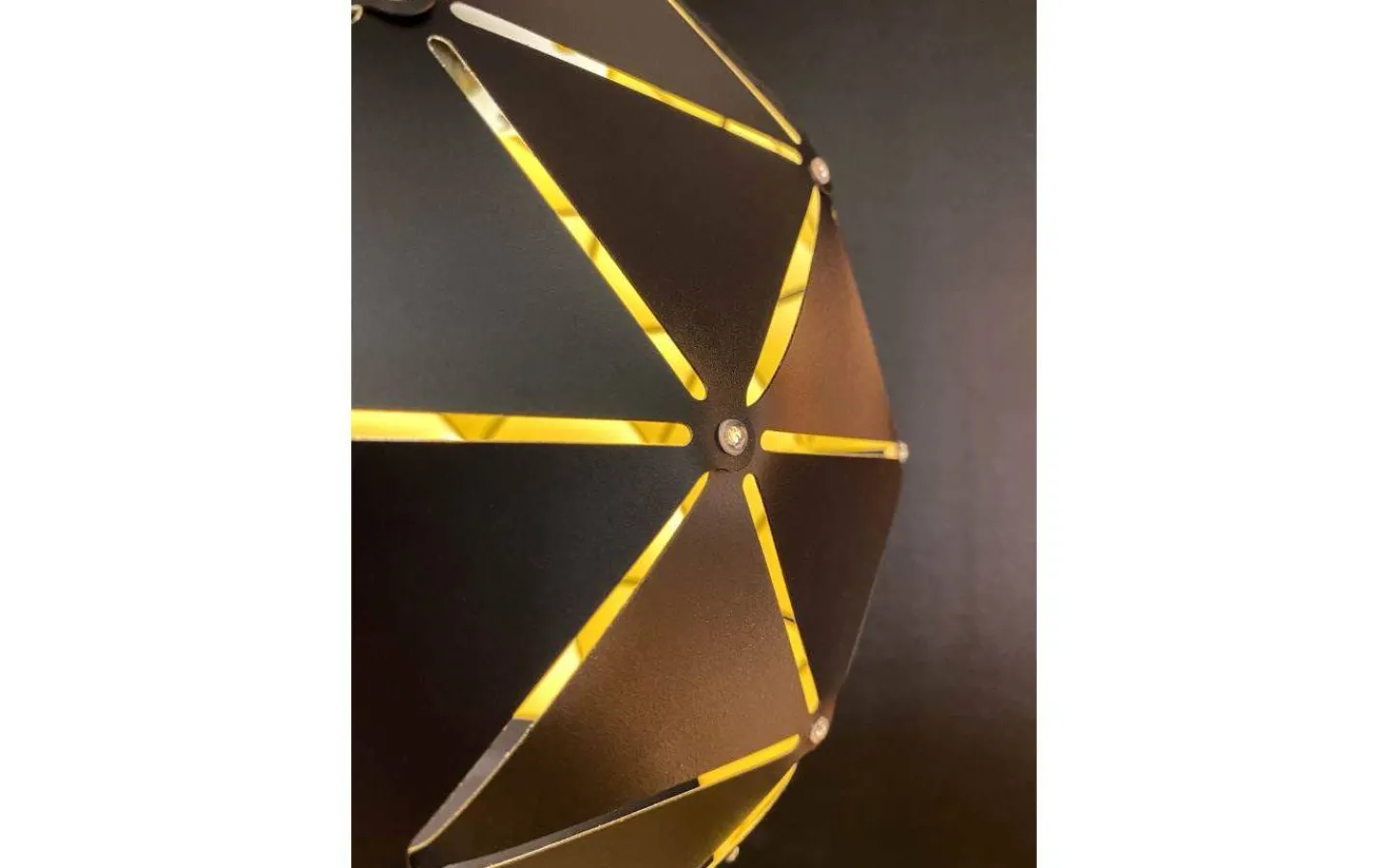 Stora Taklampor Ø50-69 Cm<Aneta Lattice Taklampa 50cm Svart/Guld