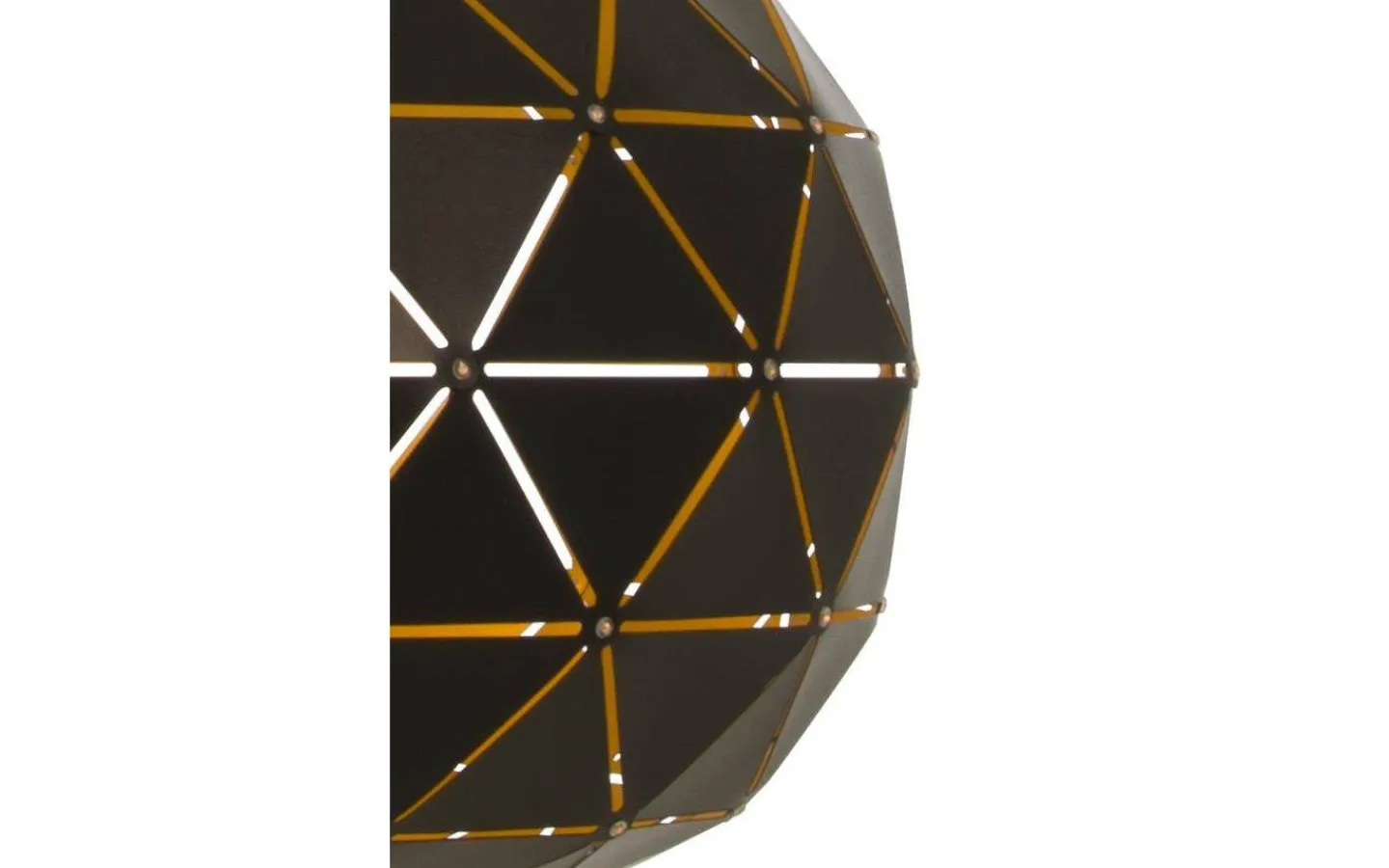 Stora Taklampor Ø50-69 Cm<Aneta Lattice Taklampa 50cm Svart/Guld