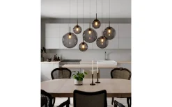 By Rydens Laura Taklampa 86cm Svart/Rökgrå* Avlånga Taklampor