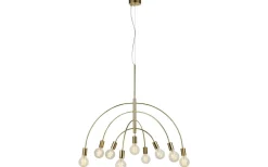 Markslojd Lavello Taklampa 9L 95cm Mässing* Stora Taklampor Ø70-150 Cm