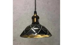 Lazer Fönsterlampa 15cm Svart/guld
