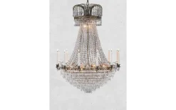 Kristallkronor<Markslojd Läckö Kristallkrona Antik 92cm 15xE14