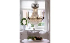 Kristallkronor<Markslojd Läckö Kristallkrona Antik 54cm 7xE14