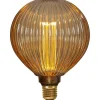 Dekorativa Ljuskällor E27<Star Trading LED E27 Glob 130mm Classic Amber 1800K 50lm 1W