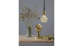 Dekorativa Ljuskällor E27|Heavy Smoke E27<Star Trading LED E27 Glob 95mm Dew Drop Smoke 2700K 20lm 1,5W(2W)