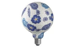 LED E27 Glob 125mm Flower Blue 2700K 30lm 1,6W(5W)