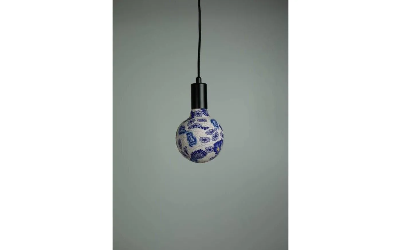 LED E27 Glob 125mm Flower Blue 2700K 30lm 1,6W(5W)