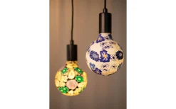 LED E27 Glob 125mm Flower Blue 2700K 30lm 1,6W(5W)